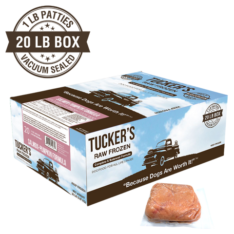 Tucker's - Salmon Pumpkin - Raw Dog Food - 20 lb (Local Delivery Only)