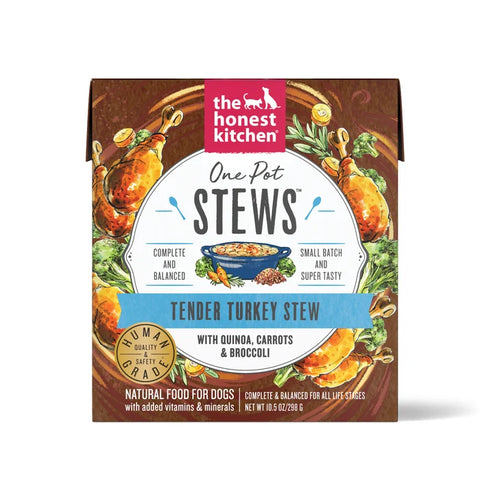 The Honest Kitchen - One Pot Stew Tender Turkey, Quinoa, Carrot & Broccoli - Wet Dog Food - 10.5oz
