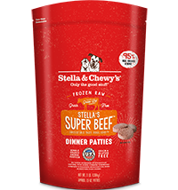 Stella & Chewy's - Stella's Super Beef Dinner Patties - Raw Frozen Dog Food - Various Sizes (Hillsborough County FL Delivery Only)