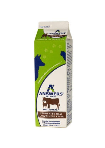 Answers - Additional Raw Cow's Milk Kefir (Hillsborough County FL Delivery Only)