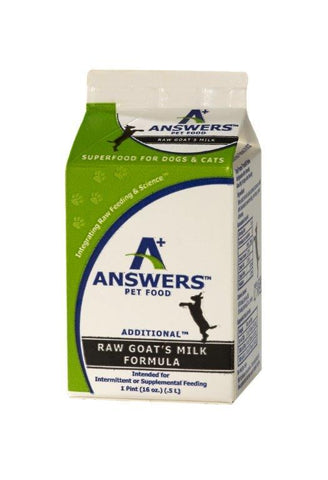 Answers - Additional Raw Goat's Milk (Local Delivery Only)