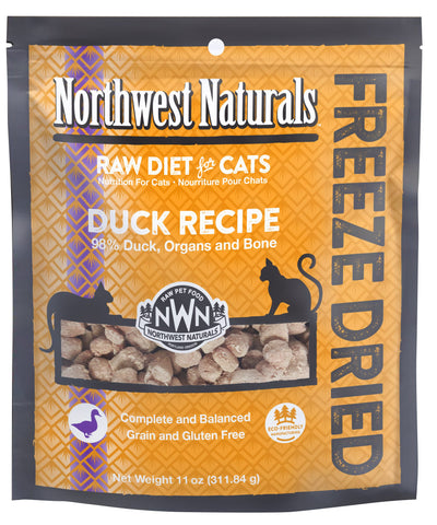 Northwest Naturals - Duck Nibbles - Freeze-Dried Cat Food - 11oz