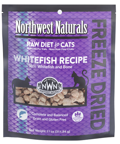 Northwest Naturals - Whitefish Recipe - Freeze-Dried Cat Food - 11 oz