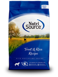 NutriSource - Trout & Rice - Dry Dog Food - Various Sizes