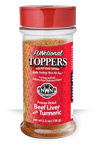 Northwest Naturals - Functional Toppers Freeze-Dried Beef Liver with Turmeric