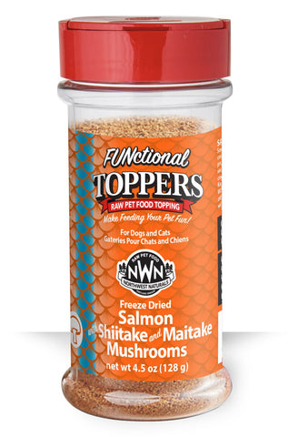 Northwest Naturals - Functional Toppers Freeze-Dried Salmon with Shiitake & Maitake Mushrooms
