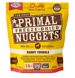 Primal - Nuggets Rabbit - Freeze-Dried Dog Food - Various Sizes