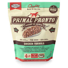 Primal - Chicken Pronto - Raw Dog Food - Various Sizes (Local Delivery Only)