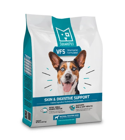 SquarePet - VFS Skin & Digestive Support - Dry Dog Food - Various Sizes