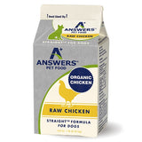 Answers - Straight Chicken - Frozen Raw Dog Food - Various Sizes (Hillsborough County FL Delivery Only)