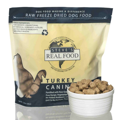Steve's Real Food - Turkey Nuggets - Freeze-Dried Cat Food - 1.25 lb