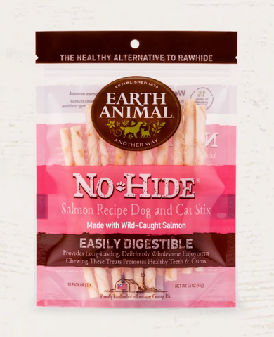 Earth Animal - No-Hide Salmon Stix 10 Pack