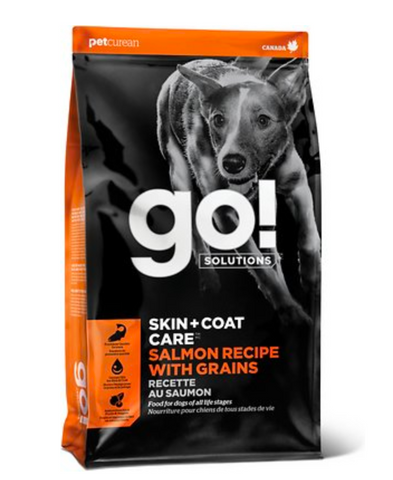 Petcurean - Go! Solutions Skin + Coat Care Salmon with Grains - Dry Dog Food - Various Sizes