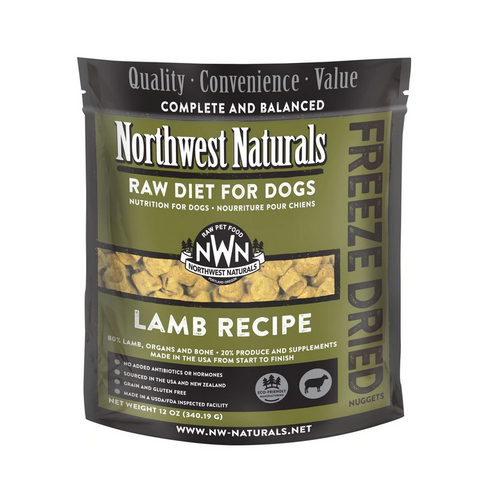 Northwest Naturals - Lamb Nuggets - Freeze-Dried Dog Food - 12oz