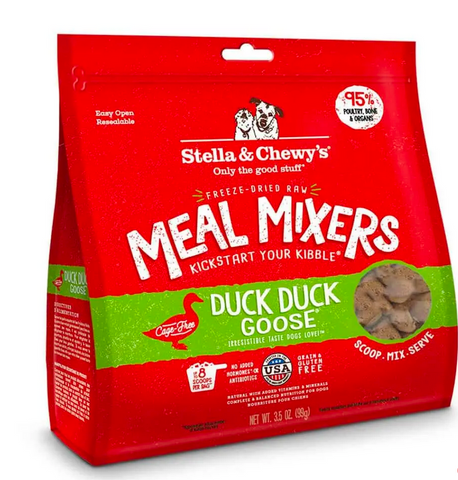 Stella & Chewy's - Meal Mixers Duck Duck Goose - Freeze-Dried Dog Food - 3.5oz