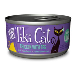 Tiki Cat - Koolina Luau Chicken with Egg in Chicken Consommé - Wet Cat Food - 2.8 oz