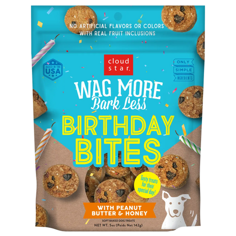 Wag More Bark Less - Peanut Butter & Honey Birthday Bites