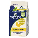 Answers - Detailed Chicken - Raw Dog Food - Various Sizes (Hillsborough County FL Delivery Only)