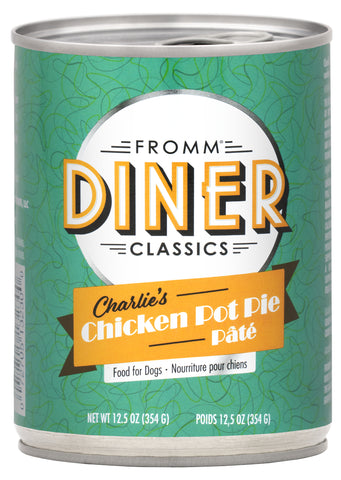 Fromm - Diner Classics Charlie's Chicken Pot Pie Pate - Wet Dog Food - 12.5oz