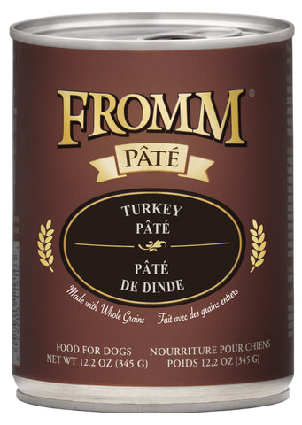 Fromm - Turkey Pate - Wet Dog Food - 12.2oz