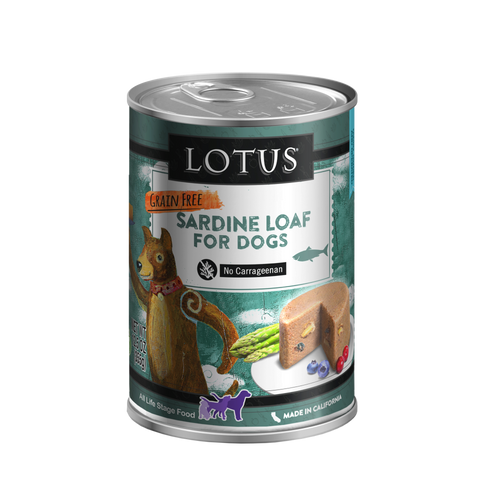 Lotus - Sardine Loaf - Wet Dog Food - 12.5oz