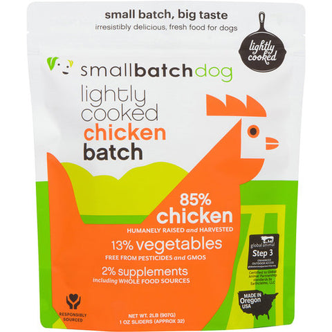 Small Batch - Lightly Cooked Chicken Batch - Gently Cooked Dog Food - Various Sizes (Hillsborough County FL Delivery Only)