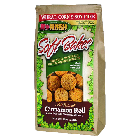 K9 Granola Factory - Soft Bakes Bites Cinnamon Roll Treat