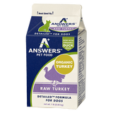 Answers - Detailed Turkey - Raw Dog Food - Various Sizes (Hillsborough County FL Delivery Only)
