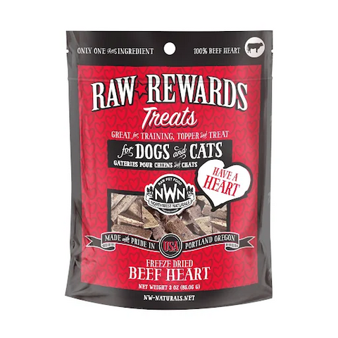 Northwest Naturals - Freeze-Dried Raw Rewards Beef Heart Treat